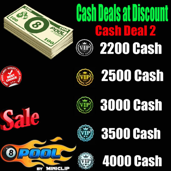 buy 8 Ball Pool Cash Deal 2