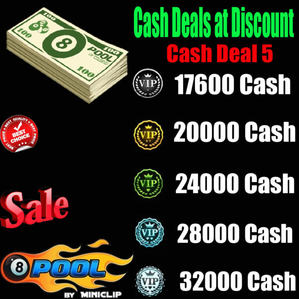 buy 8 Ball Pool Cash Deal 3