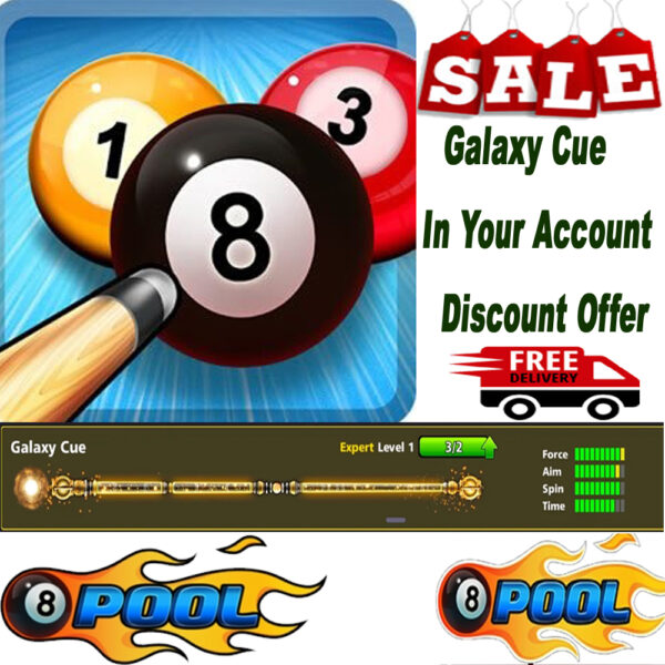 8 Ball Pool Galaxy Cue