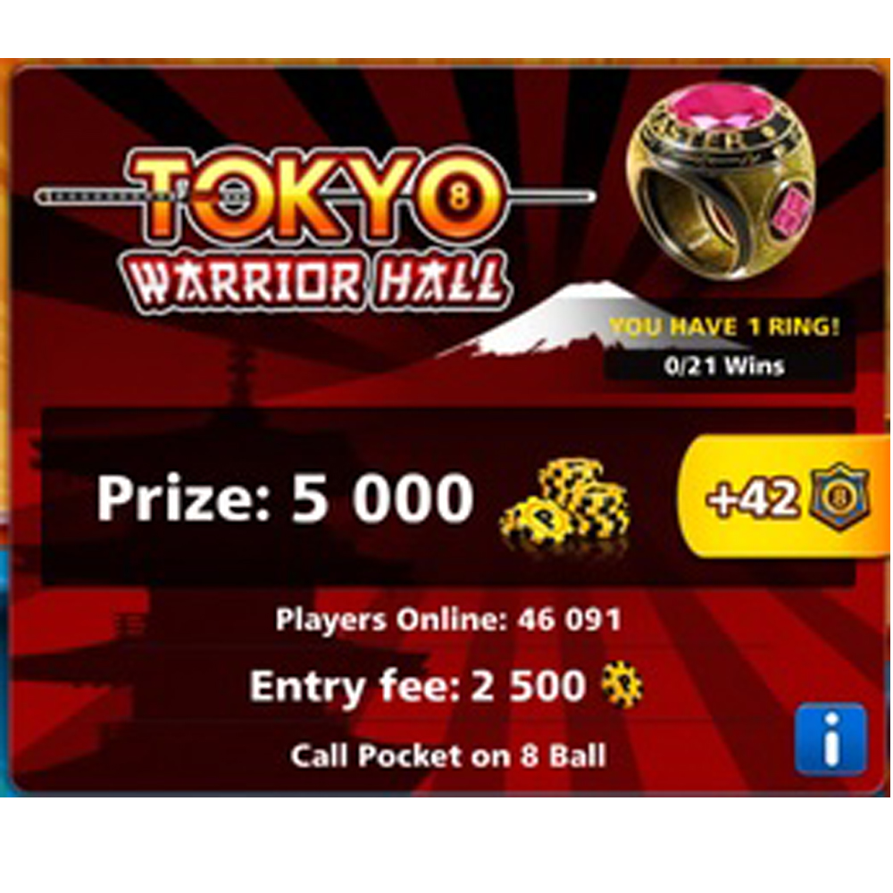 buy 8 Ball Pool Tokyo Ring