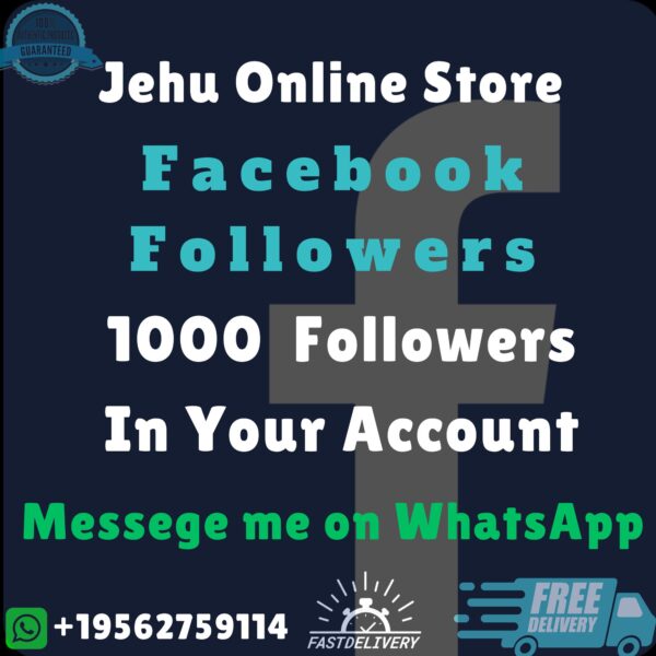 buy facebook 1000 Followers