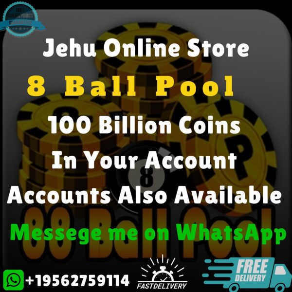 buy 100B Coins 8 ball Pool