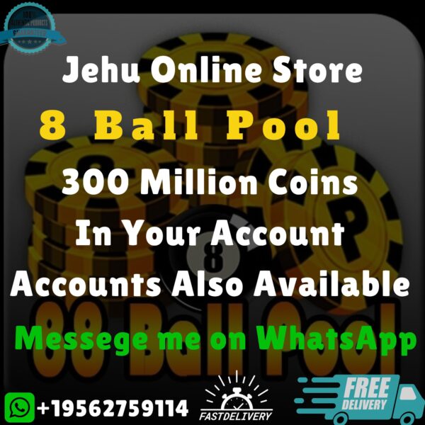 buy 300M Coins 8 ball Pool